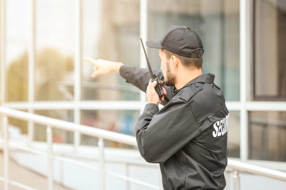 unarmed security officer